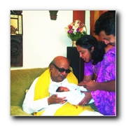 Sarath Kumar couple with DMK President